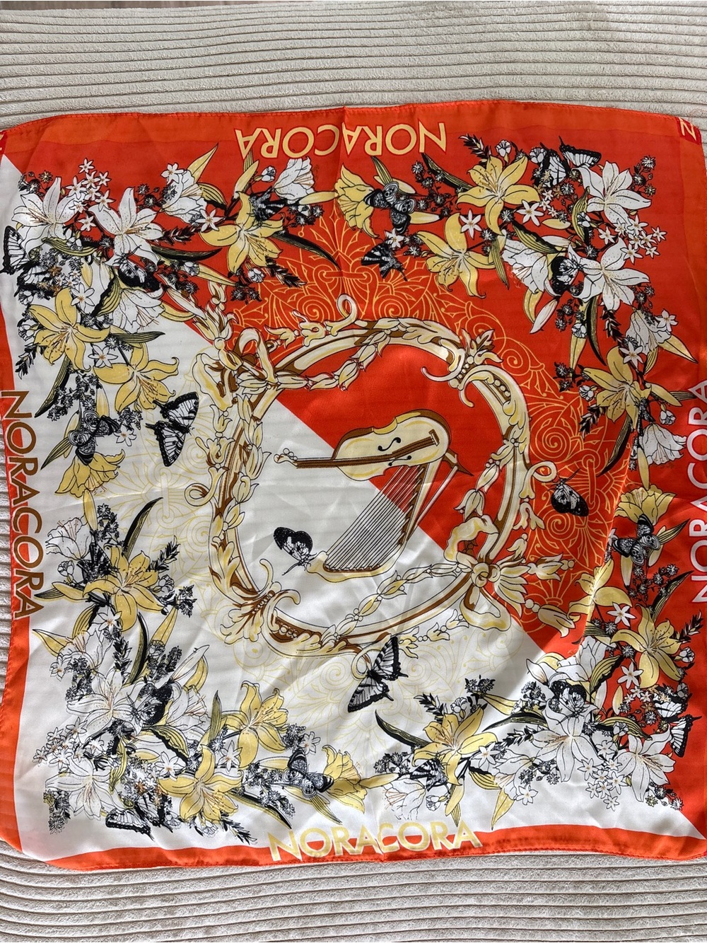 Noracora Floral Printed Scarf